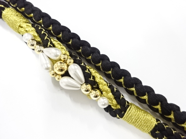 正絹　振袖用　手組帯締め